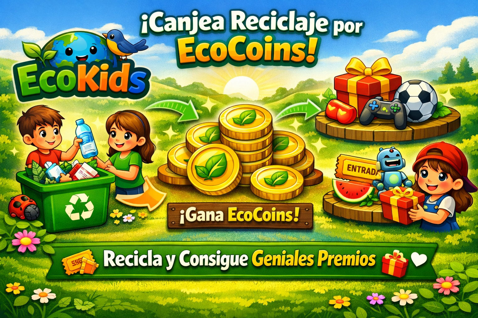 Captura de la app EcoKids